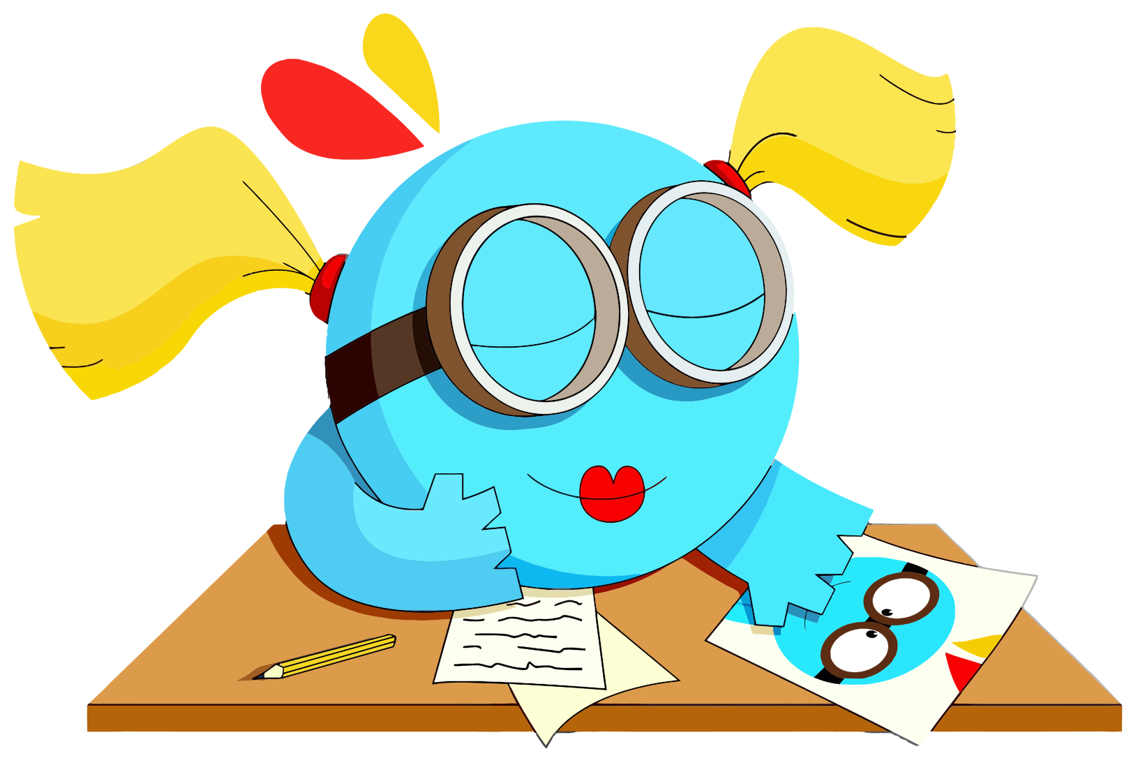 Girl Daydreaming Clip Art Image - ClipSafari