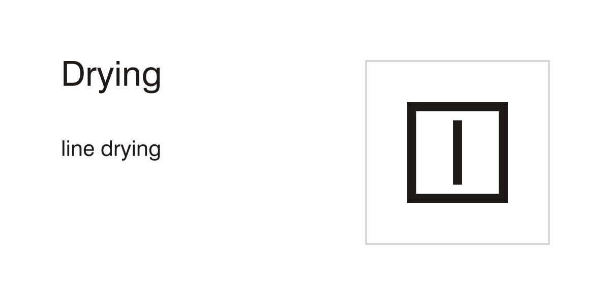 Care symbols, drying line drying Clip Art Image ClipSafari