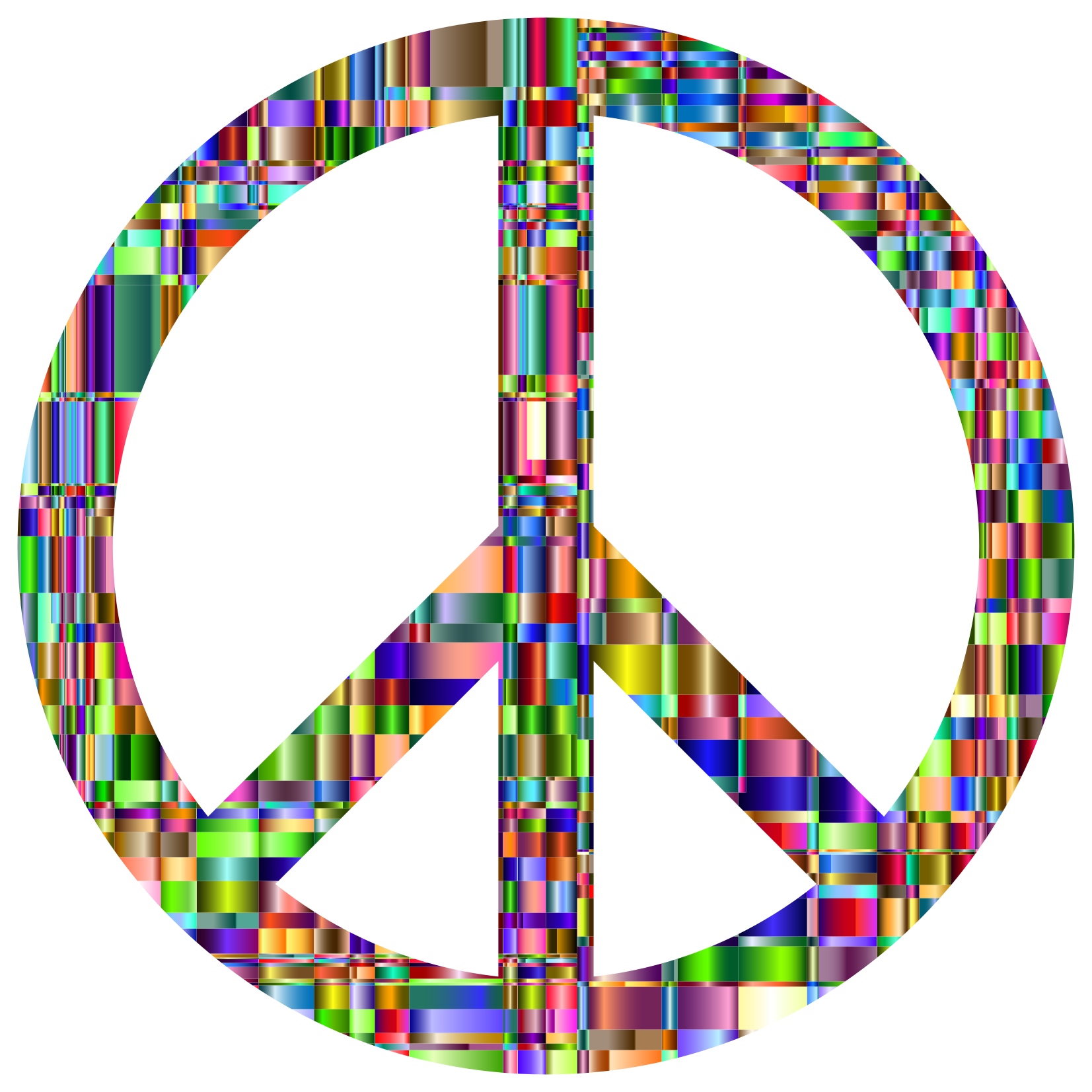 Colorful Peace Sign Clip Art Image - ClipSafari