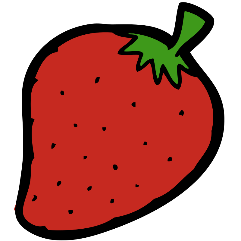 Red Strawberry Clip Art Image - ClipSafari