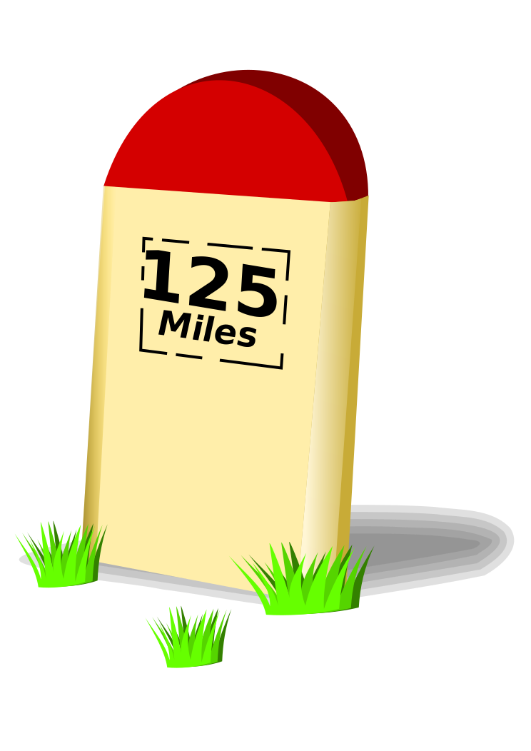 125 Miles Clip Art Image - ClipSafari