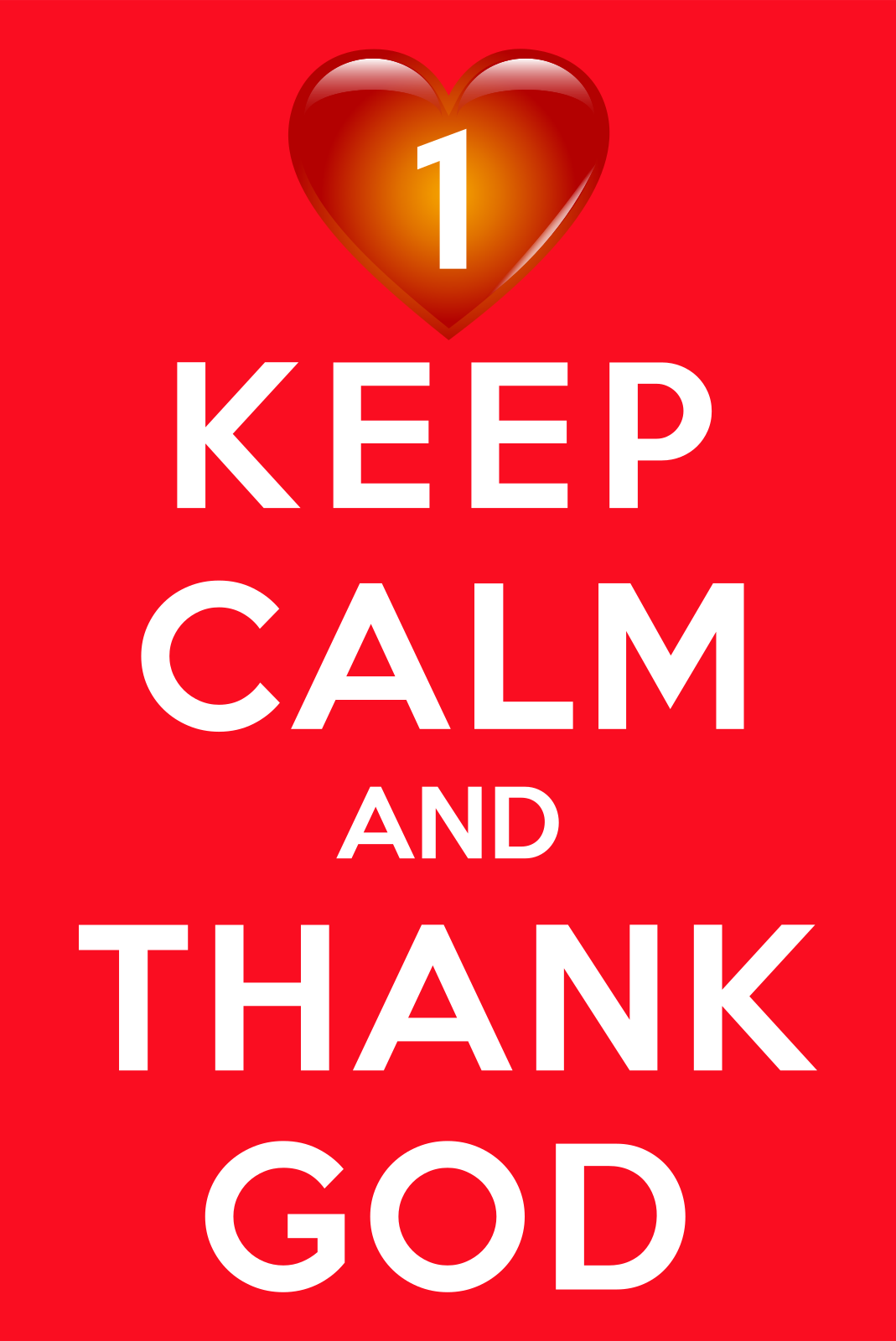 Keep Calm And Thank God Clip Art Image Clipsafari