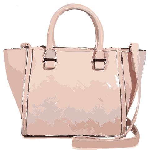 Pink Leather Purse Clip Art Image - ClipSafari