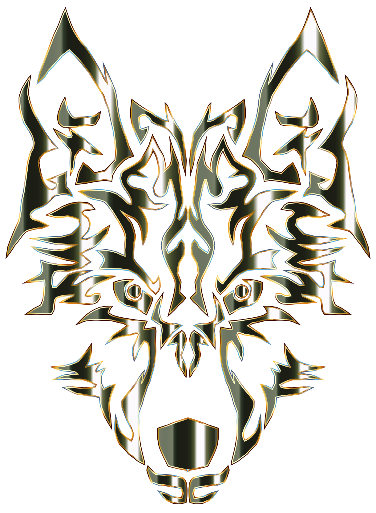 Wolf Outline Clip Art Image ClipSafari