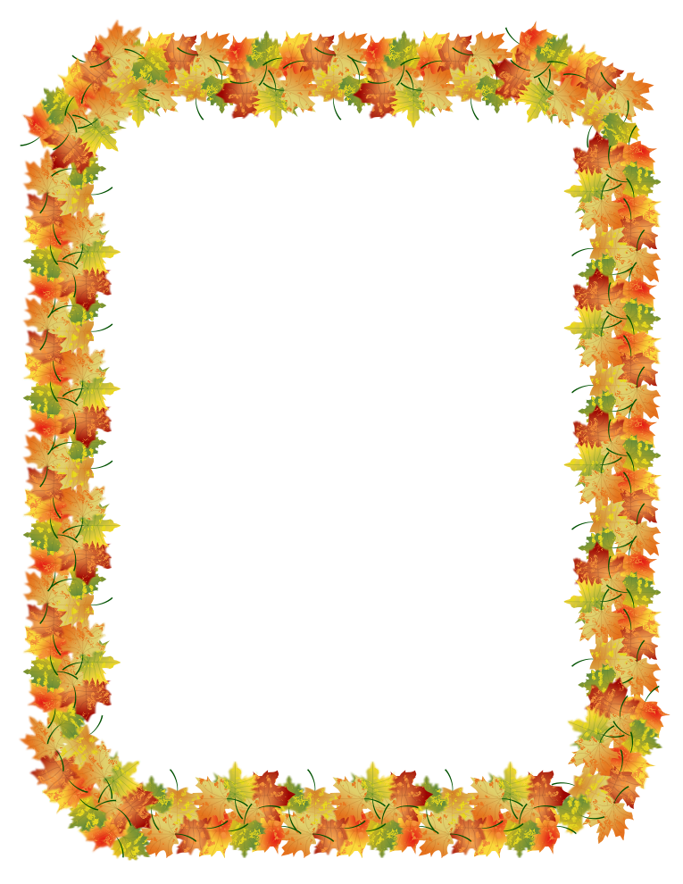 Leaf Frame Clip Art Image - ClipSafari